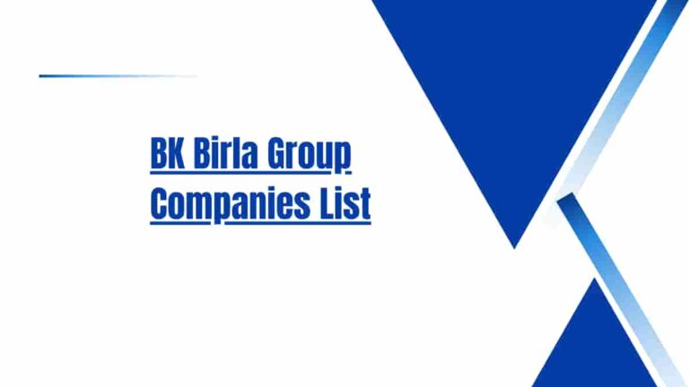 BK Birla Group Companies List