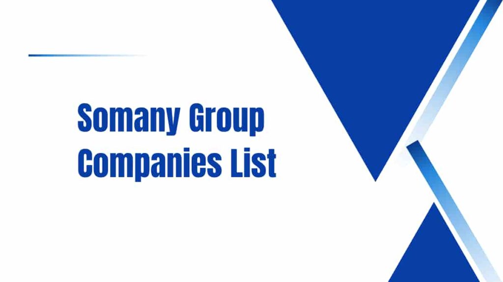 Somany Group Companies List